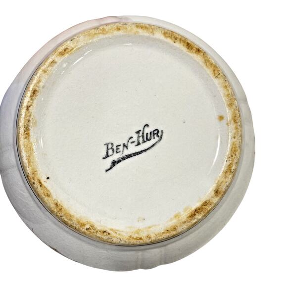 Vintage Porcelain Vanity Jar 3-part Soap Dish Dresser Box Victorian Handpainted - Picture 5 of 9